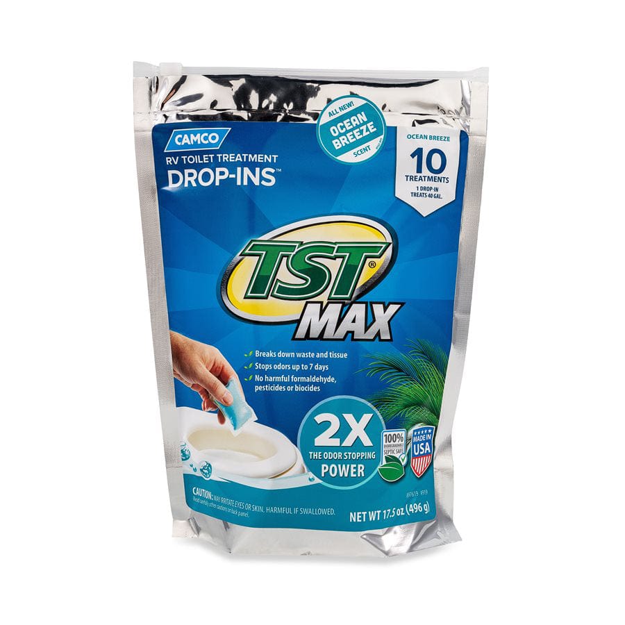 Camco Qualifies for Free Shipping Camco TST Max Toilet Treatment Drop-Ins Ocean Scent 10-Pk #41613