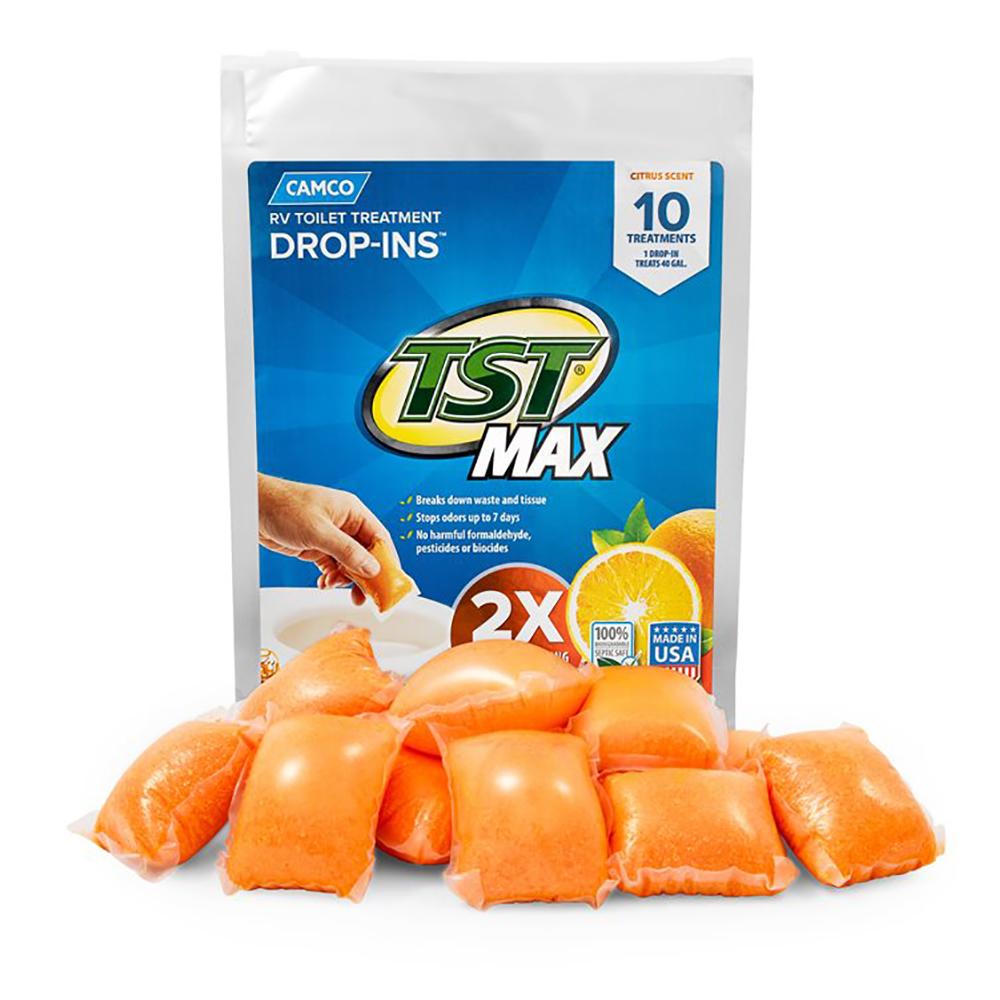 Camco Qualifies for Free Shipping Camco TST Orange Drop-Ins 10-pk #41178