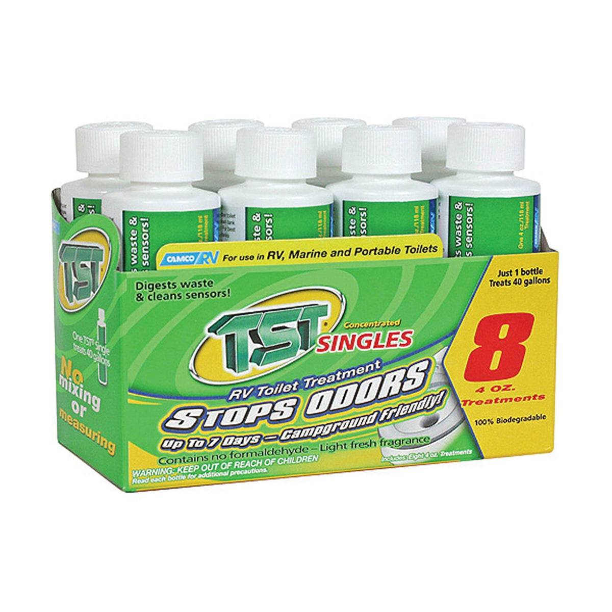 Camco Qualifies for Free Shipping Camco TST Toilet Chemical Pre-Measured Bottle 4 oz #40221