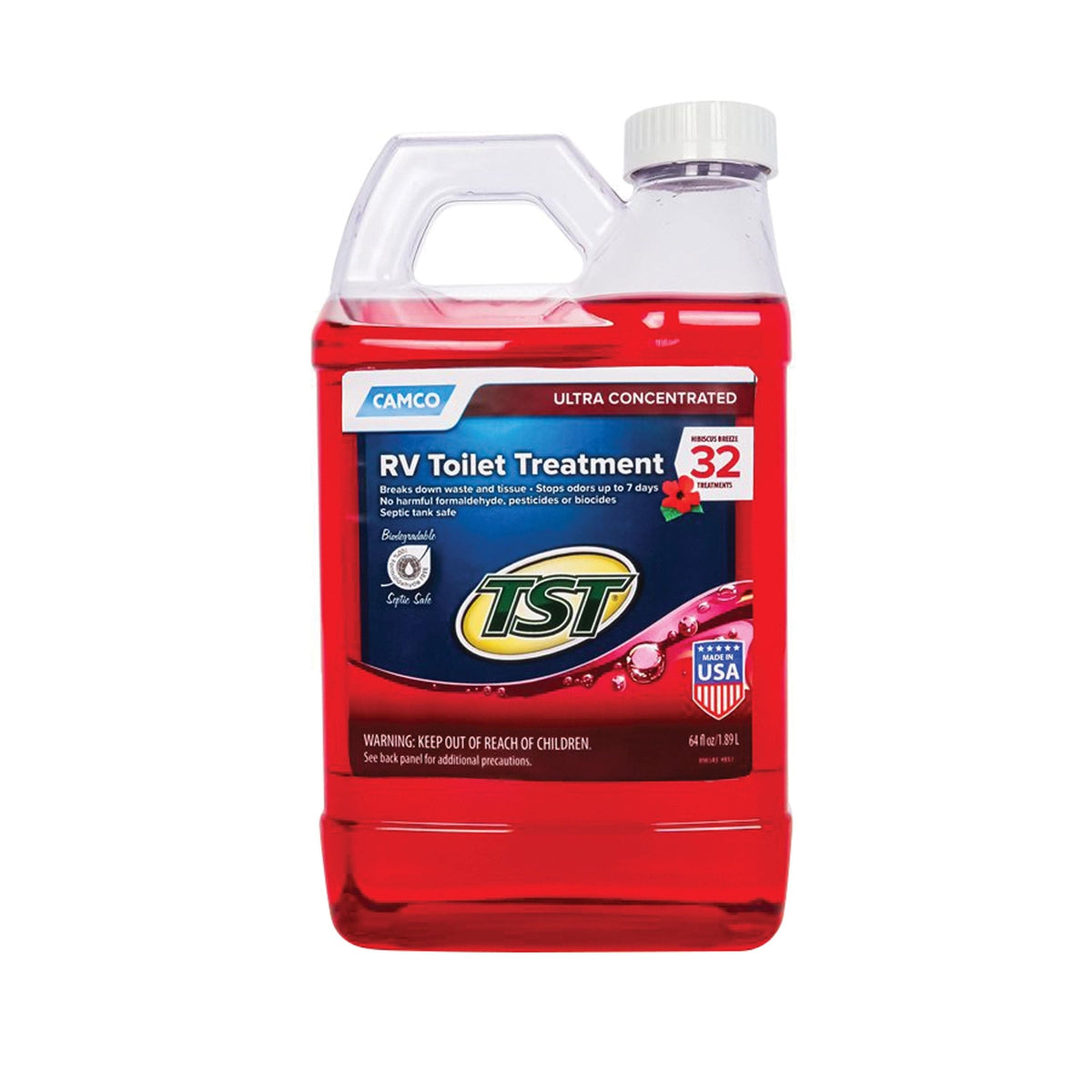 Camco Qualifies for Free Shipping Camco TST Ultra-C Toilet Treatment Hibiscus Breeze Scent 64 oz #41605