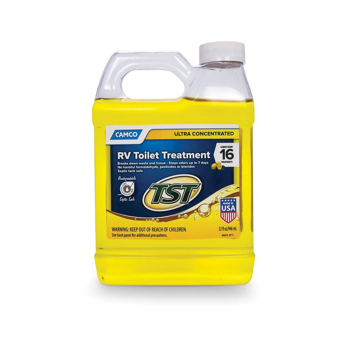 Camco Qualifies for Free Shipping Camco TST Ultra-C Toilet Treatment Lemon Scent 32 oz Bottle #41572