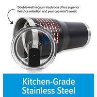 Camco Qualifies for Free Shipping Camco Tumbler Charcoal Patriot 30 oz #53066