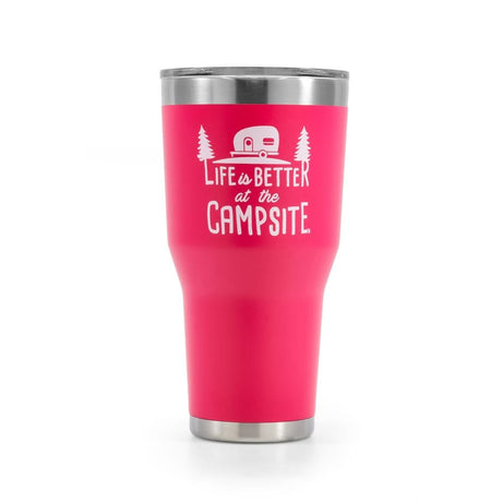 Camco Qualifies for Free Shipping Camco Tumbler Coral Pink 30 oz #53062