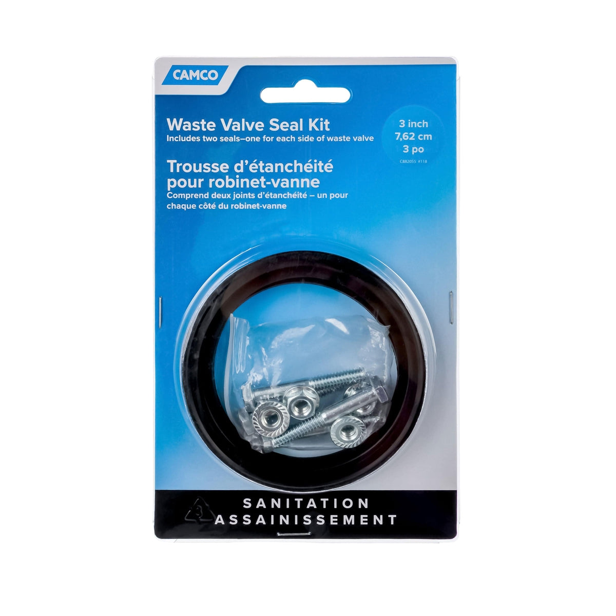 Camco Qualifies for Free Shipping Camco Waste Valve Seal Kit 3" #39510