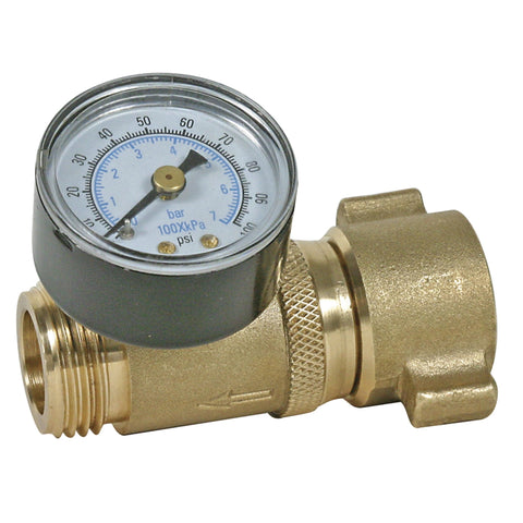 Camco Qualifies for Free Shipping Camco Water Pressure Regulator with Gauge #40064