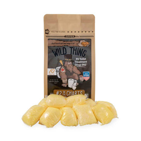 Camco Qualifies for Free Shipping Camco Wild Thing Toilet Treatment Drop-Ins #2 On The Charts 10-pk #41472
