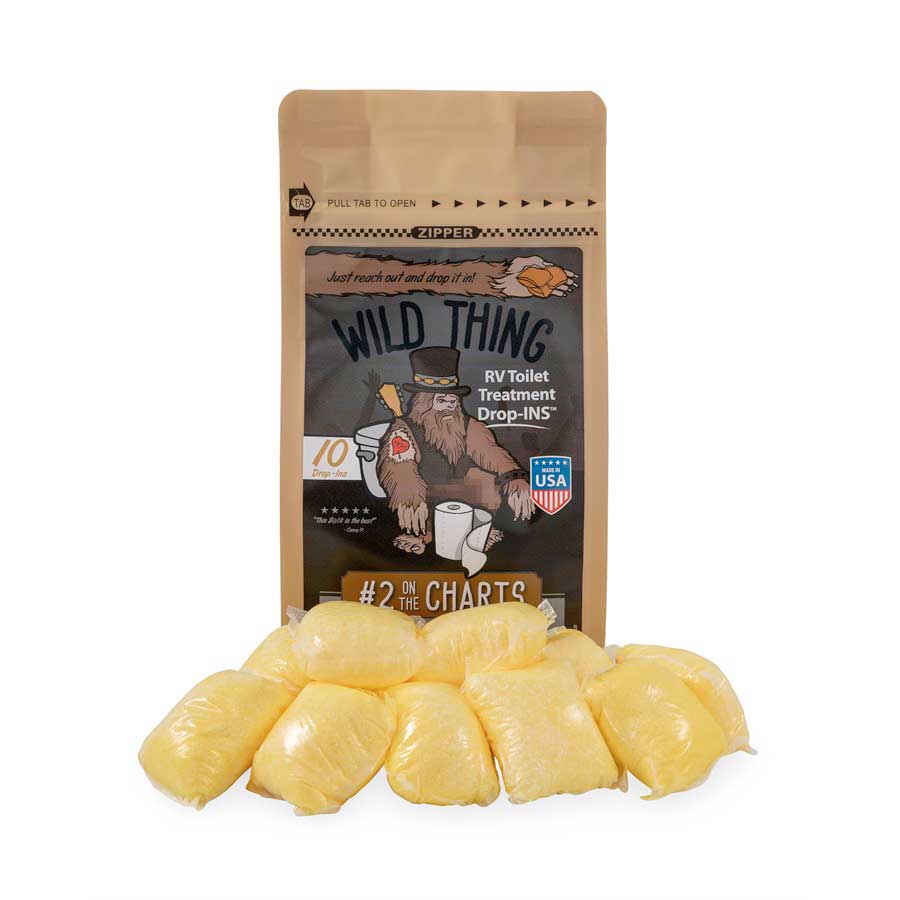 Camco Qualifies for Free Shipping Camco Wild Thing Toilet Treatment Drop-Ins #2 On The Charts 10-pk #41472