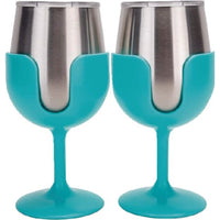 Camco Qualifies for Free Shipping Camco Wine Tumbler 2-pk 8oz. Blue/Blue #53484