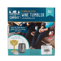 Camco Qualifies for Free Shipping Camco Wine Tumbler Set Navy/Peach Pair #51917