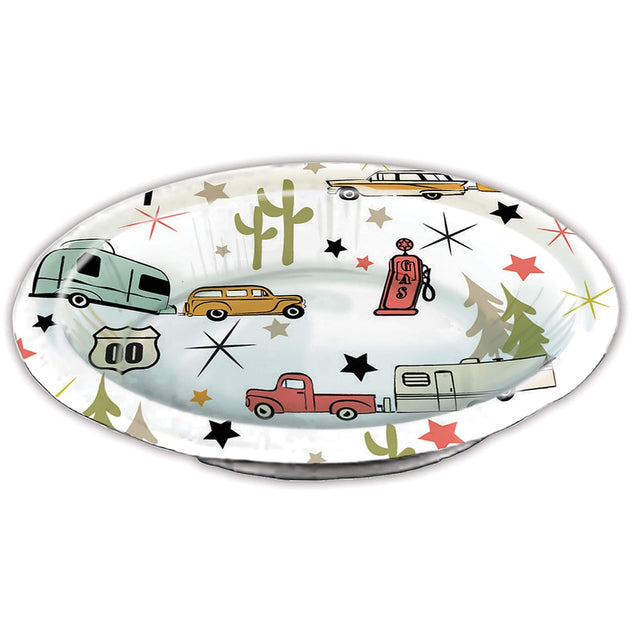 Camp Casual Qualifies for Free Shipping Camp Casual 20 oz Paper Bowls 24-Pk Road Trip #CC-007RB