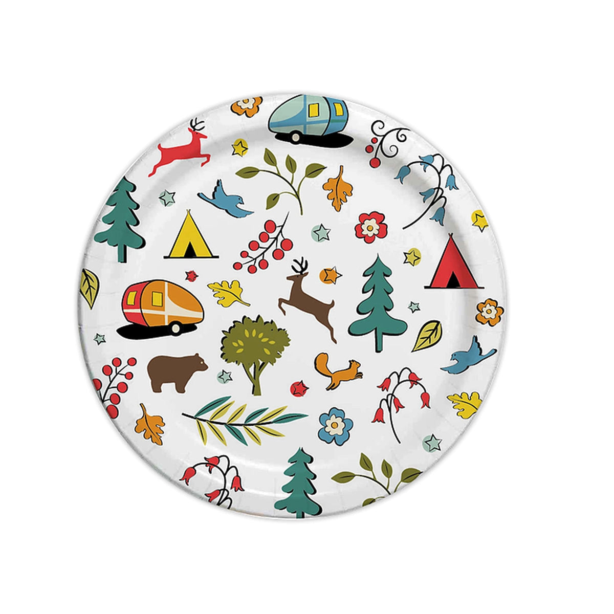 Camp Casual Qualifies for Free Shipping Camp Casual 8.5 Paper Plates 24-Pk Wood #CC-007W8