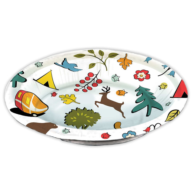 Camp Casual Qualifies for Free Shipping Camp Casual Into the Woods Eco-Friendly Paper Bowls 20 oz 24-pk #CC-007WB