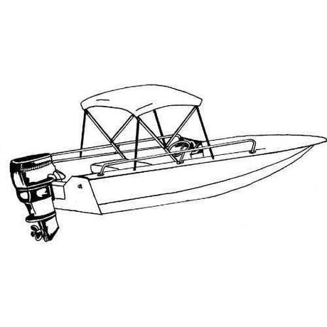 Carver Industries Qualifies for Free Shipping Carver 2 Bow Bimini White Vinyl V4267U