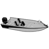 Carver Cover V-Hull Fish Side Console 16.5' 92" Haze Gray #72216NP-10