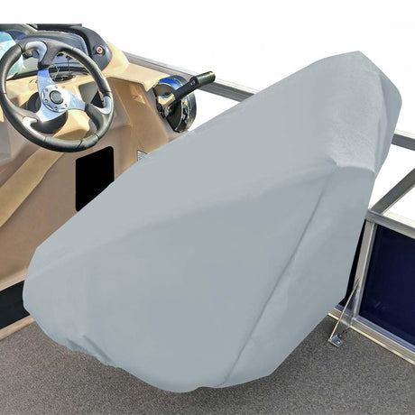 Carver Industries Qualifies for Free Shipping Carver Poly-Flex II Captain's Chair Cover Grey #61061F-10