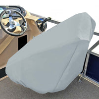 Carver Industries Qualifies for Free Shipping Carver Poly-Flex II Captain's Chair Cover Grey #61061F-10