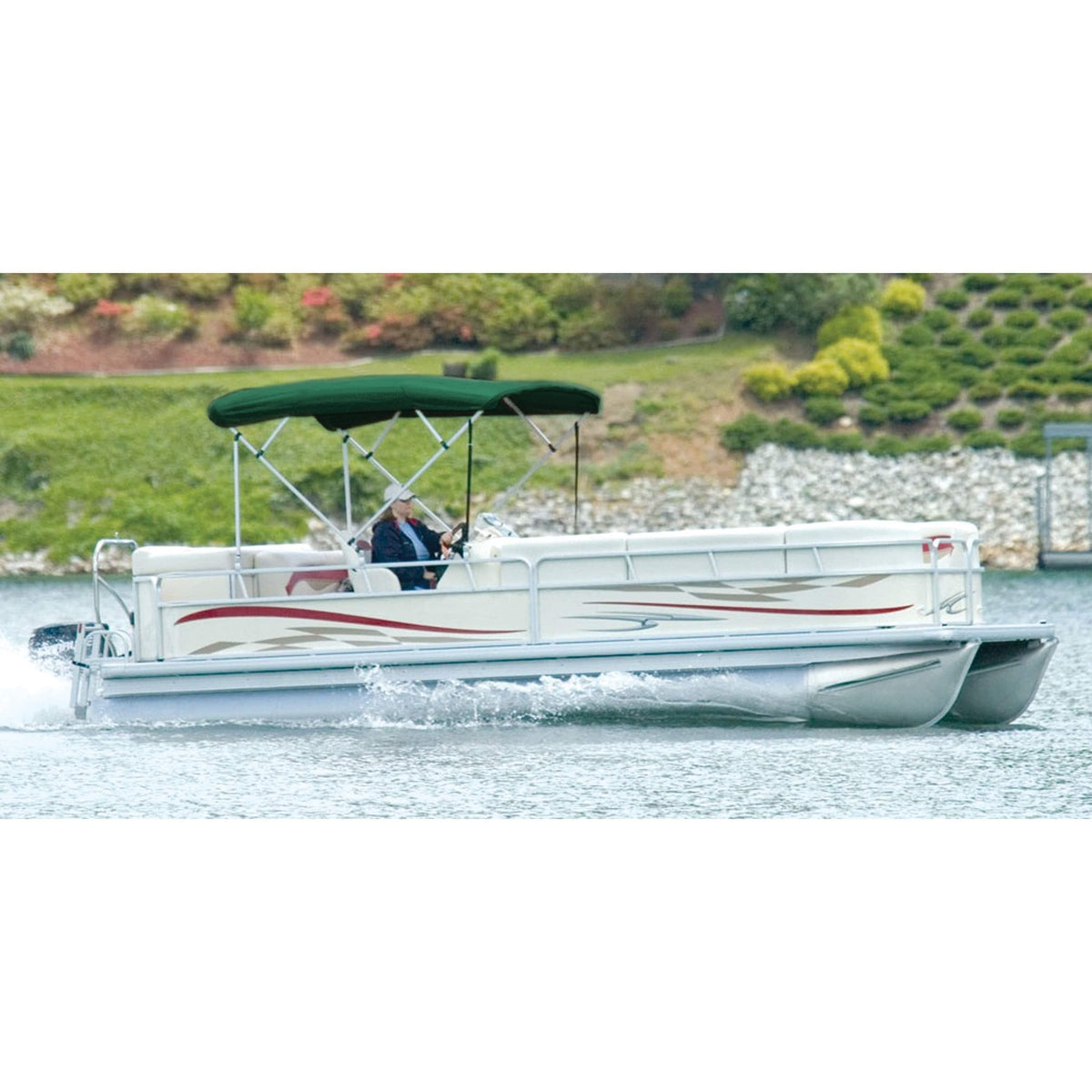 Carver Industries Qualifies for Free Shipping Carver Replacement Bimini Fabric Only Frstgrn Pntn Wlite Wbt #510AL15