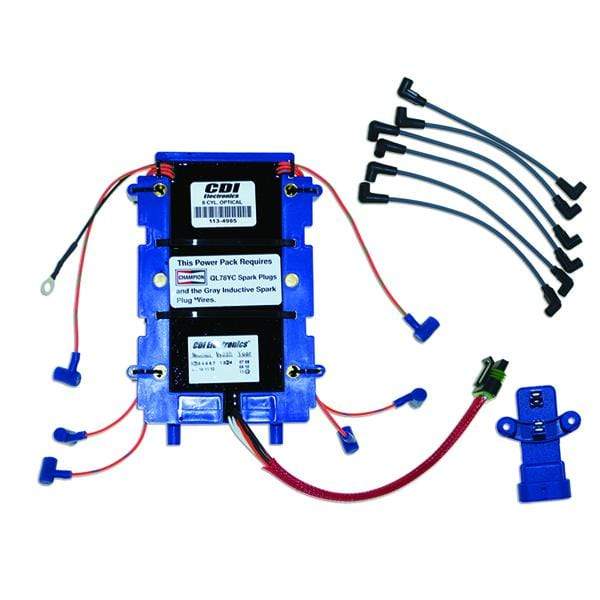 CDI Qualifies for Free Shipping CDI OMC Power Pack with Plug Wires #113-6367K 1