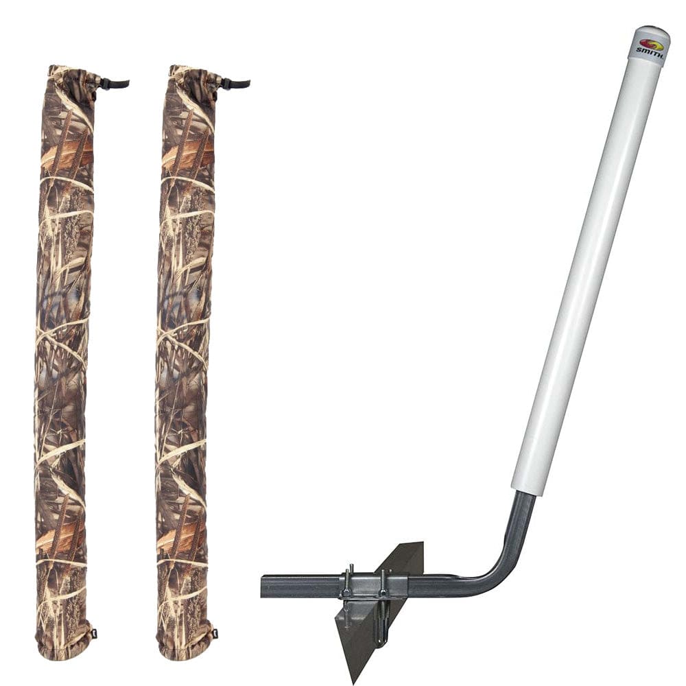 CE Smith Qualifies for Free Shipping CE Smith Angled Post Guide On 40" White & Camo Wet Lands Covers #27627-902