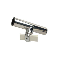 CE Smith Qualifies for Free Shipping CE Smith Pontoon Square Rail Adjustable Clamp-On Rod Holder #55108A