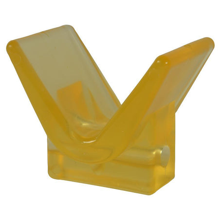 CE Smith Y-Stop 3" x 3" 1/2" ID Yellow PVC #29554
