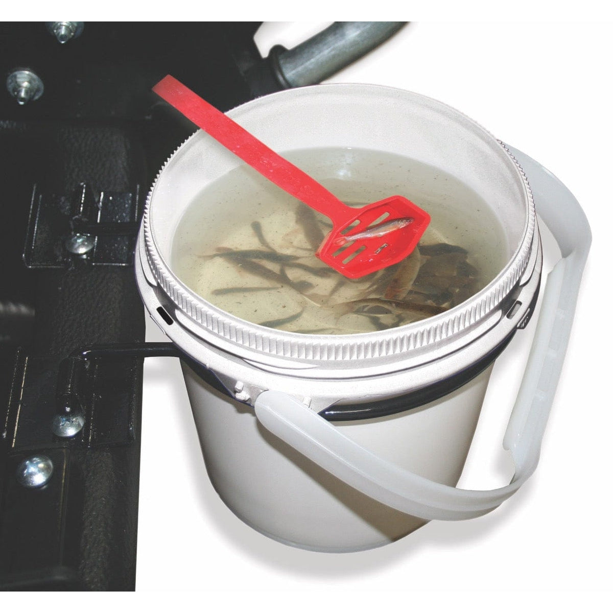 Clam Qualifies for Free Shipping Clam Bait Well with 0.6 Gallon Bucket and Sled Bracket #9024