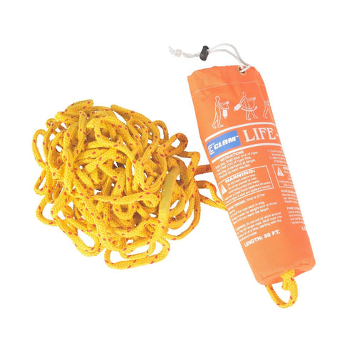 Clam Qualifies for Free Shipping Clam Emergency Throw Rope #9558