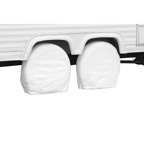 Classic Accessories Qualifies for Free Shipping Classic Accessories Over Drive RV Wheel Cover 30-33" x 9" White #76260
