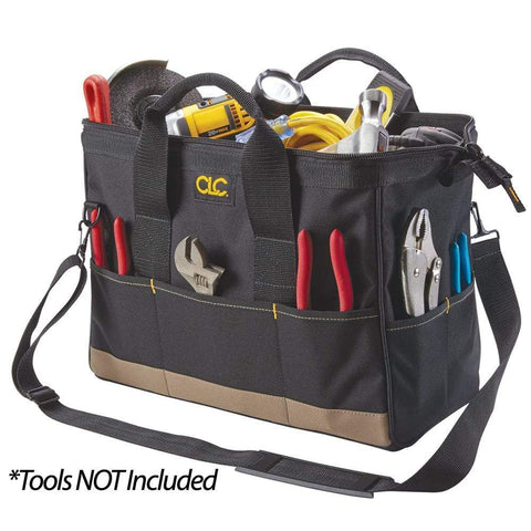 CLC Work Gear Qualifies for Free Shipping CLC 16" Large Bigmouth Tool Tote Bag #1165