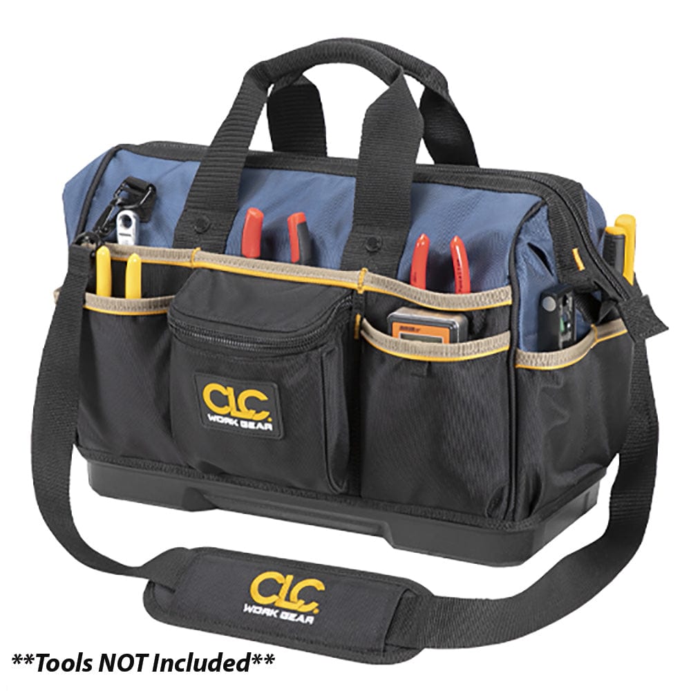CLC Work Gear Qualifies for Free Shipping CLC 16" Molded Base Bigmouth Tote Tool Bag #PB1563