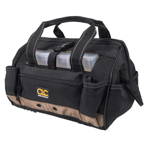 CLC 16-Pocket 12" Tote Bag with Top-Side Plastic Tray #1533