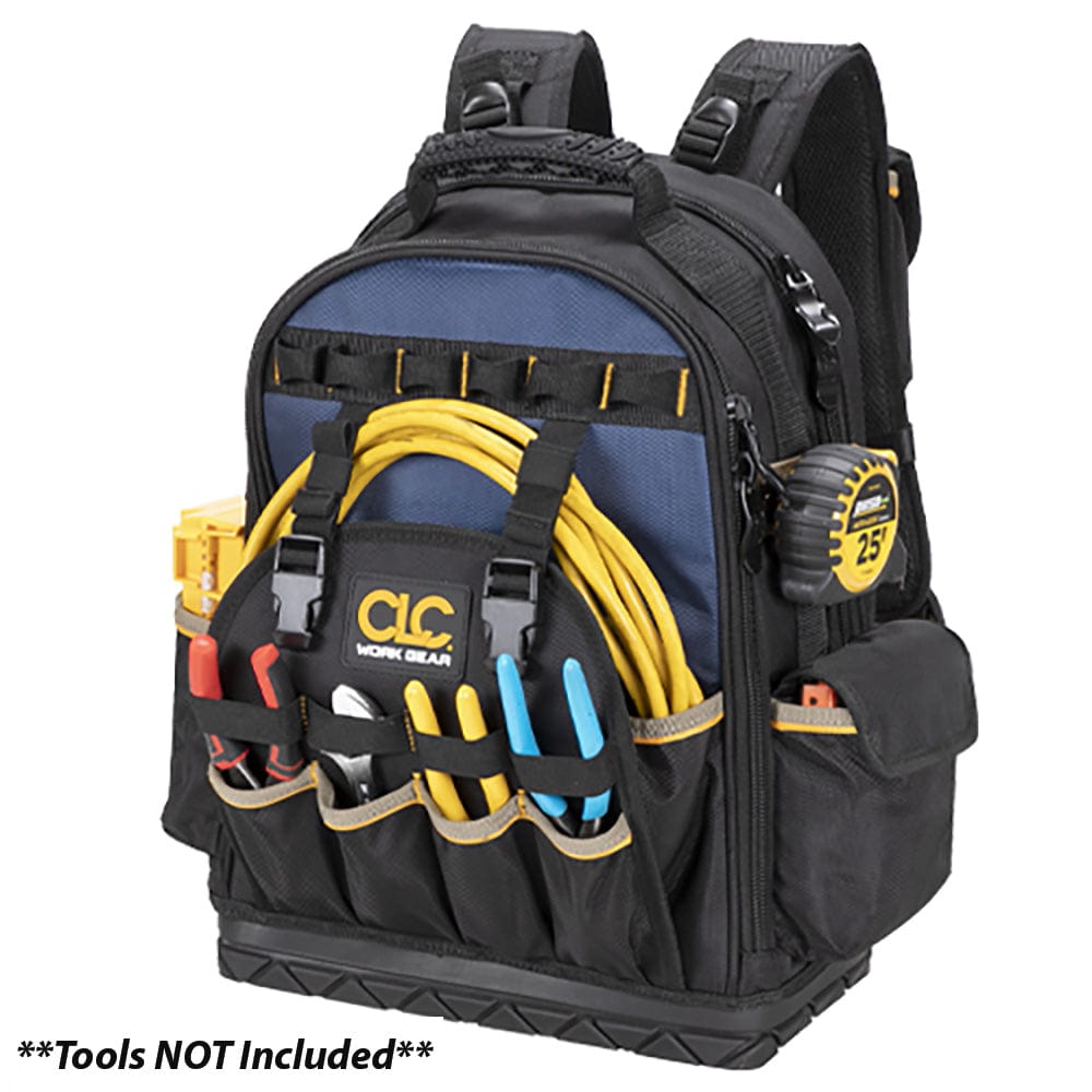 CLC Work Gear Qualifies for Free Shipping CLC 38 Pocket Molded Base Tool Backpack #PB1133