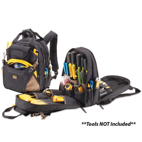 CLC Work Gear Qualifies for Free Shipping CLC 48-Pocket Tool Backpack #1134