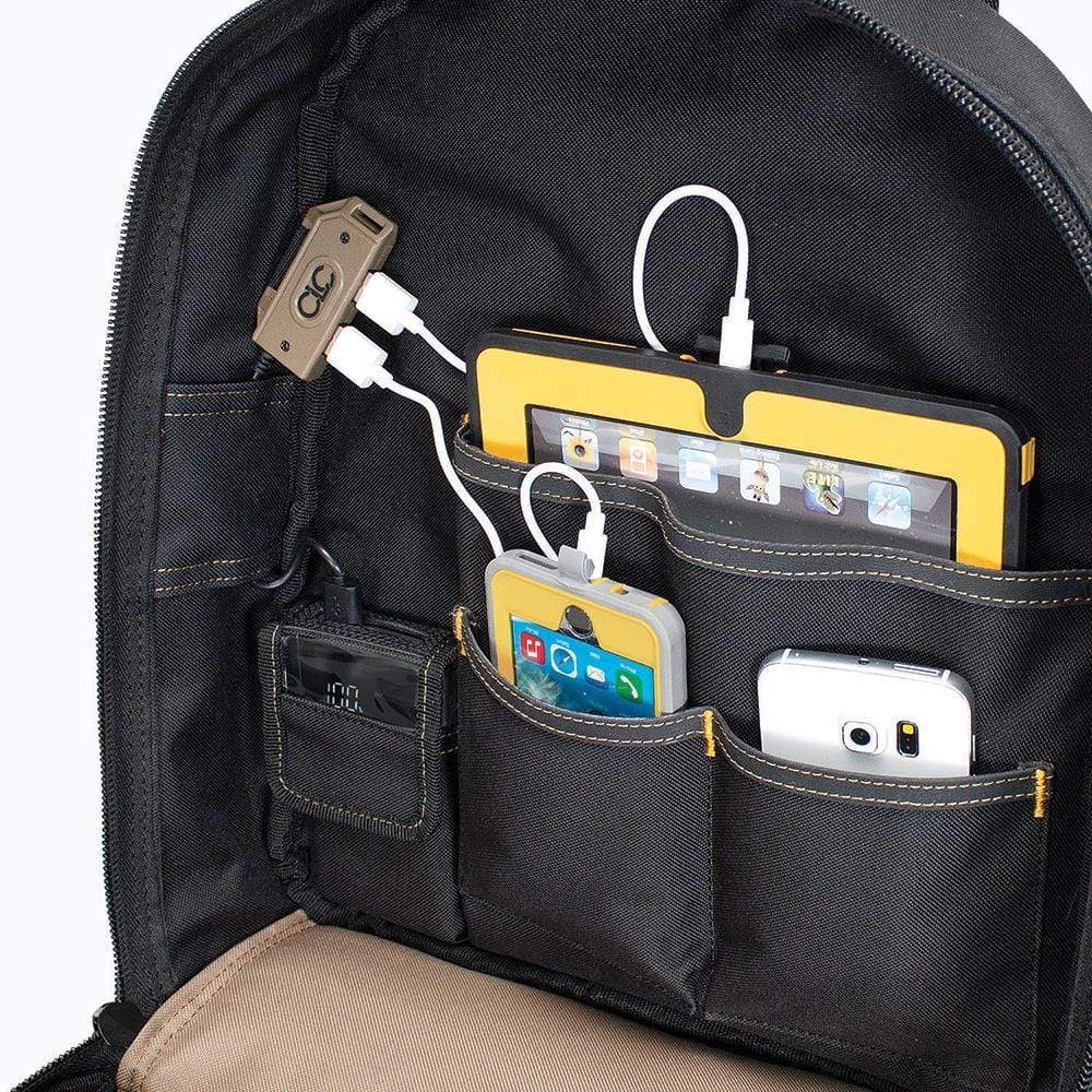 CLC Work Gear Qualifies for Free Shipping CLC E-Charge USB Charging Tool Backpack #ECP135