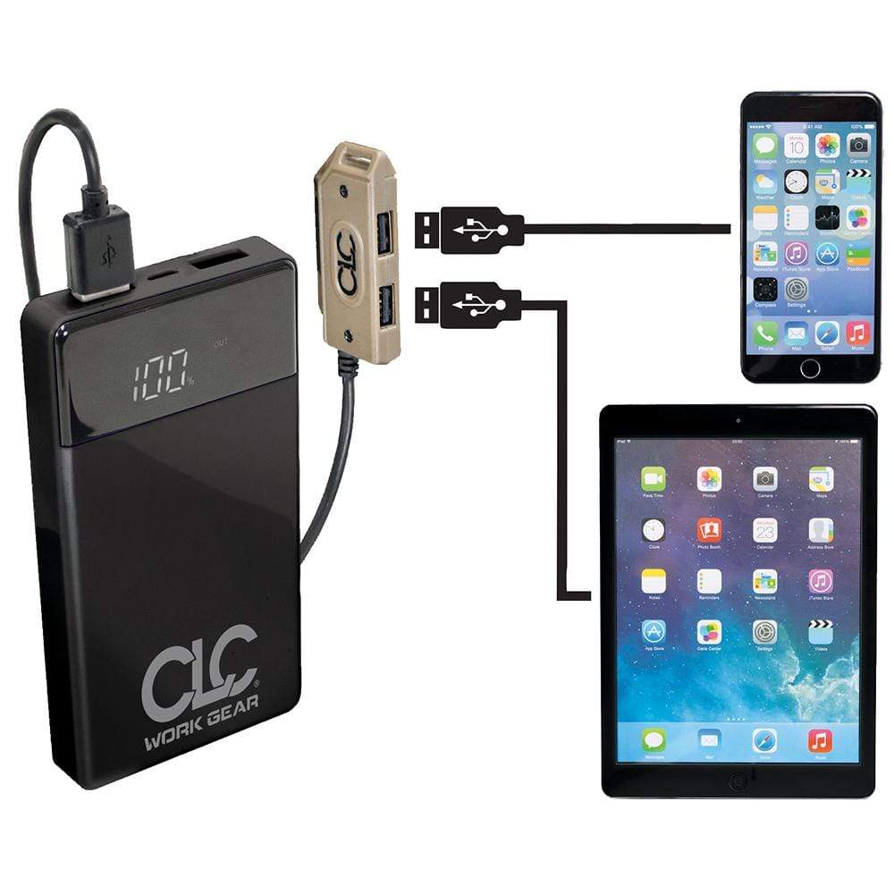 CLC Work Gear Qualifies for Free Shipping CLC E-Charge USB Charging Tool Backpack #ECP135