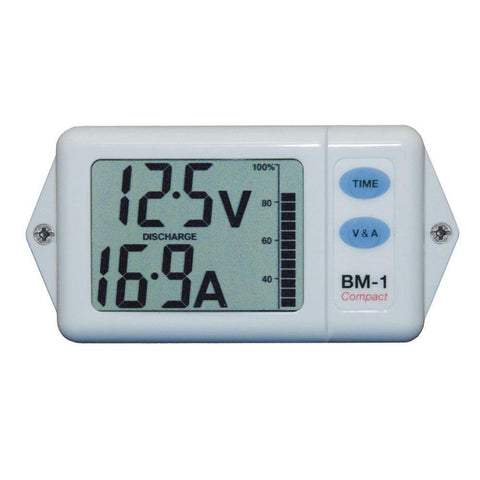 Clipper Qualifies for Free Shipping Clipper Battery Monitor Compact White #BM-1CW