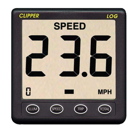 Clipper Qualifies for Free Shipping Clipper Speed Log Instrument with Transducer and Cover #CL-S