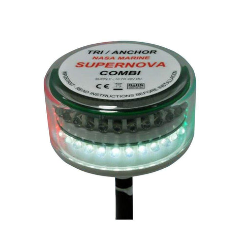 Clipper Qualifies for Free Shipping Clipper Supernova Combi LED Tricolor Masthead Anchor Light #CL-CTC