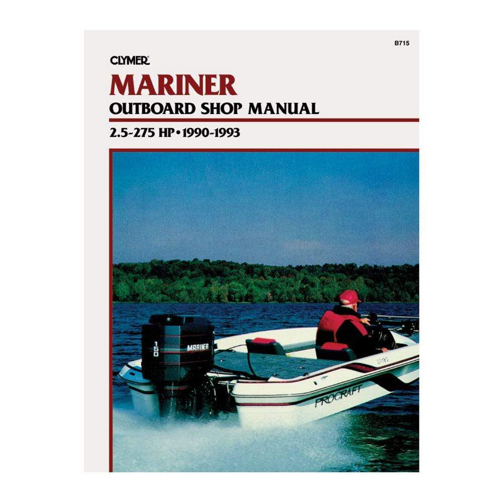 Clymer Mariner Manual Outboard 2.5-275 HP 90-93 #B715