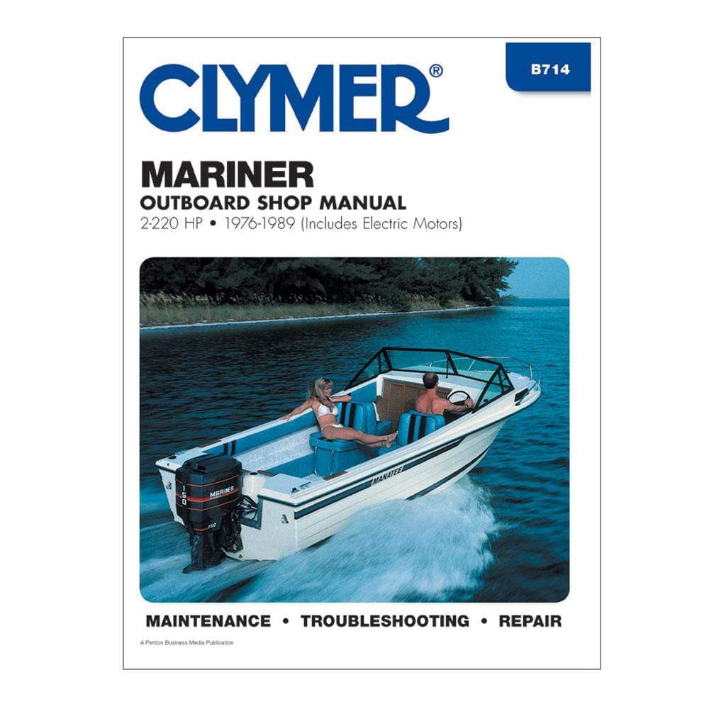 Clymer Mariner Manual Outboard 76-89 #B714