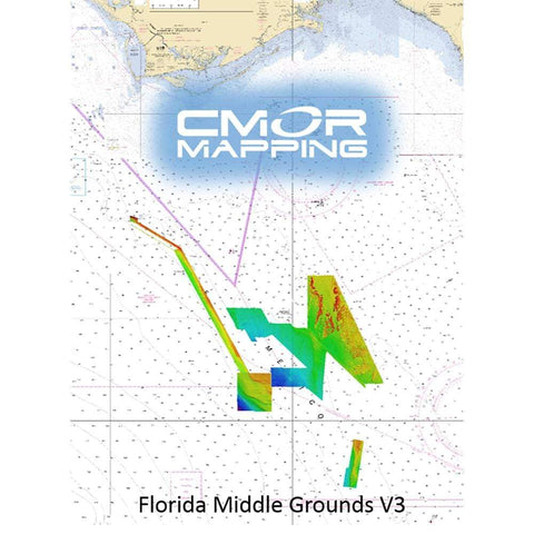 CMOR Mapping Qualifies for Free Shipping CMOR Mapping Florida Middle Grounds Version 3 for Raymarine #MDGR003R