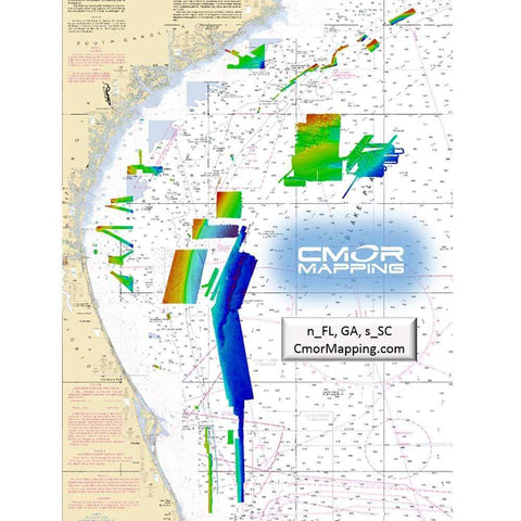 CMOR Mapping Qualifies for Free Shipping CMOR Mapping NE/FL/GA/SC for Simrad/Lowrance/Mercury #NEFL002S