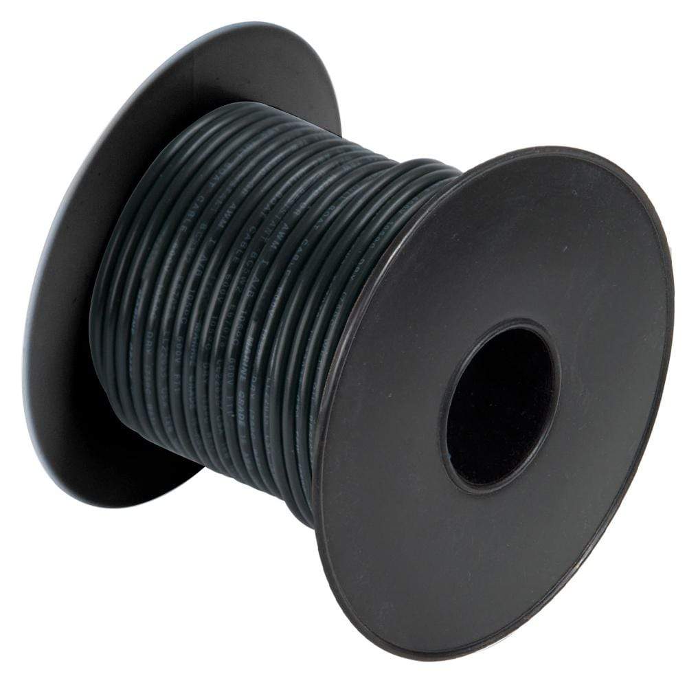 Cobra 10 Ga 100' Black Marine Wire #A2010T-07-100'
