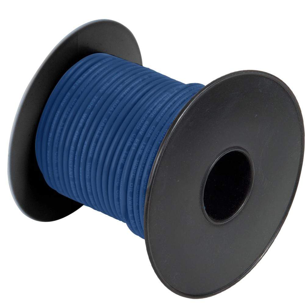 Cobra Wire & Cable Qualifies for Free Shipping Cobra 16 Gauge 100' Blue Marine Wire #A1016T-02-100'
