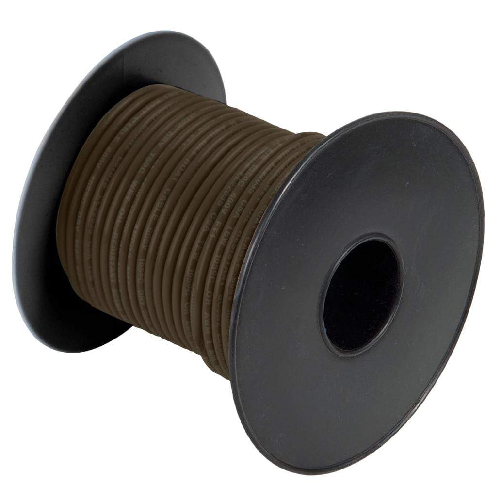 Cobra Wire & Cable Qualifies for Free Shipping Cobra 16 Gauge 100' Brown Marine Wire #A1016T-06-100'