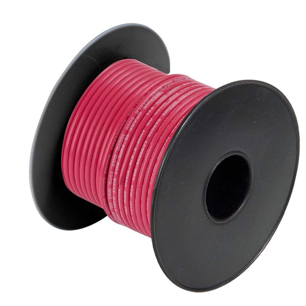 Cobra Wire & Cable Qualifies for Free Shipping Cobra 16 Gauge 250' Red Marine Wire #A1016T-01-250'