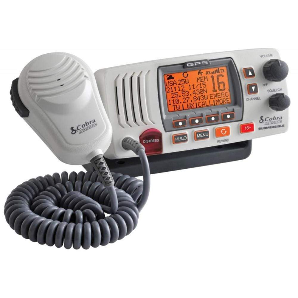 Cobra Electronics Qualifies for Free Shipping Cobra Electronics Fixed VHF Radio GPS Rewind White #MR F77W GPS