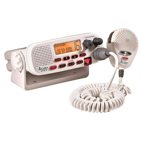 Cobra Electronics Qualifies for Free Shipping Cobra MR45-D White Fixed-Mount Class D Submersible VHF Radio #MR F45-D