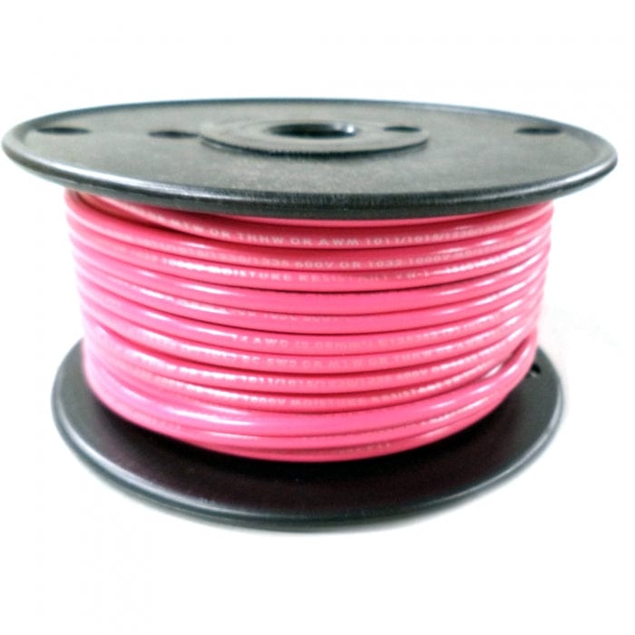 Cobra Wire & Cable Not Qualified for Free Shipping Cobra Wire & Cable 14 AWG Pink 100' Roll #91089001