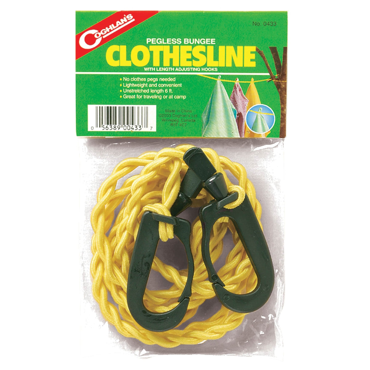 Coghlans Qualifies for Free Shipping Coghlans Adjustable Bungee Clothesline #0433